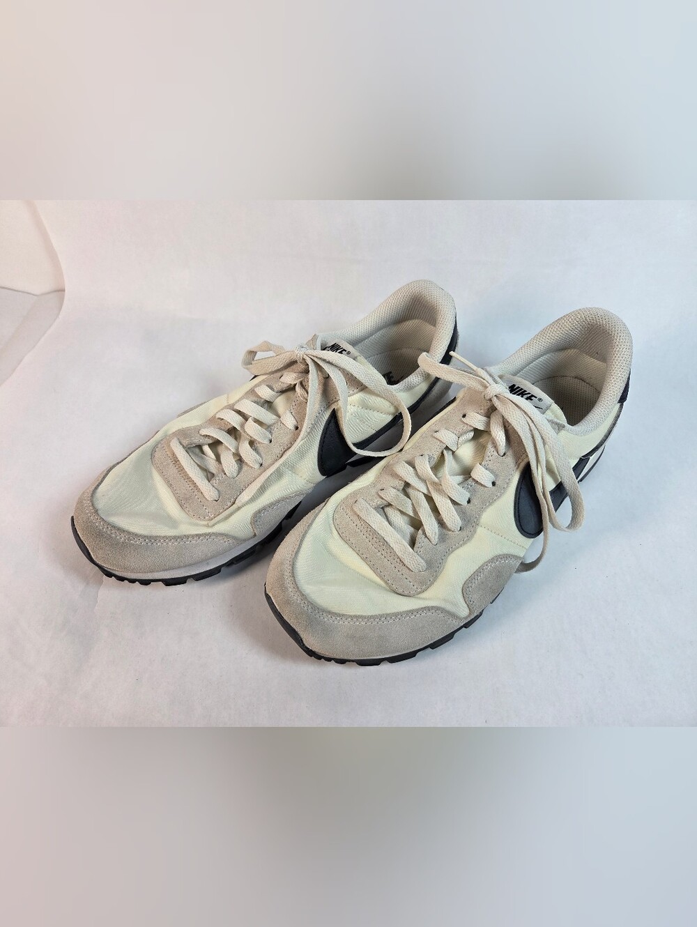 Nike Women’s Athletic Sneakers in Cream and Black